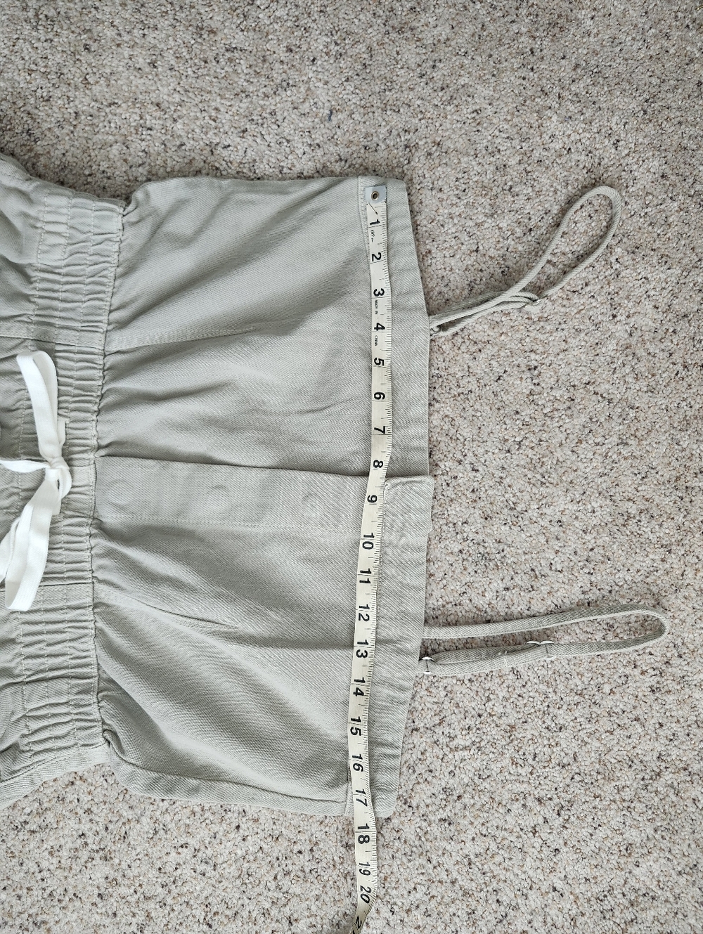 Universal Thread Light Green Drawstring Romper - Picture 5 of 10